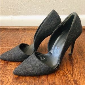 Banana Republic Adelia Dorsay Wool Stilettos